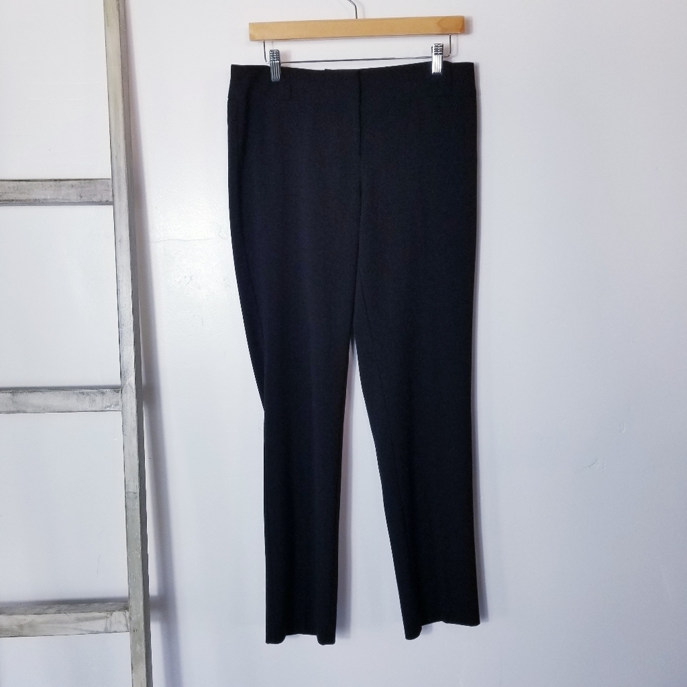 ANNE KLEIN MID RISE BLACK DRESS PANTS SIZE 6